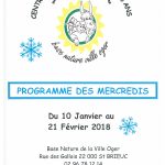 LE PROGRAMME DE JANVIER 2018 EST EN LIGNE !