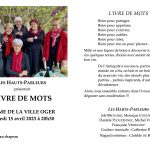 l’ivre de mots à la ferme de la ville oger