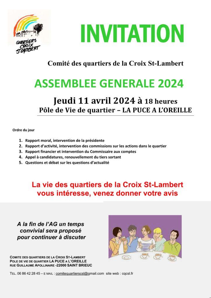 AG du comité des quartiers